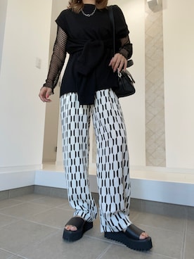 「VACANCY（ヴァカンシー）のアイテム（Tシャツ/カットソー）」を使った、nojikoさん（レディース・159cm）の春コーディネート