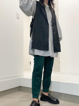 「classicalelf（クラシカルエルフ）のアイテム」を使った、nojikoさん（骨格ナチュラル・レディース・159cm）の秋コーディネート