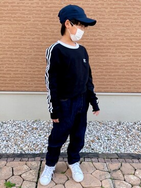 「F.O.U（エフオーユー）のアイテム」を使った、MKさん（キッズ・126cm）の春コーディネート