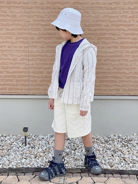 MKさん（キッズ・128cm）の夏コーディネート