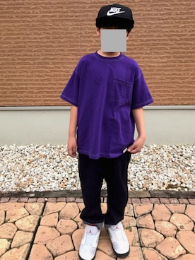 「F.O.U（エフオーユー）のアイテム」を使った、MKさん（キッズ・122cm）の夏コーディネート