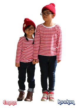 「no brand（ノーブランド）のアイテム（ブーツ）」を使った、koookun &Emmaさん（キッズ・110cm）の秋コーディネート