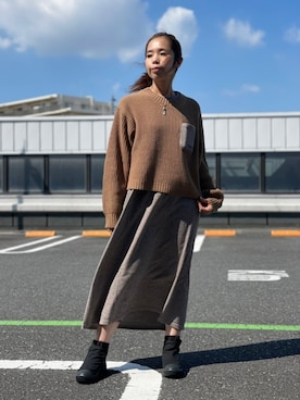 kinukaさん（レディース・157cm）の秋コーディネート