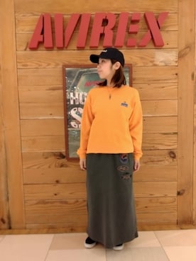 「ロンクスカート」｜kinukaさん（レディース・157cm）の冬コーディネート