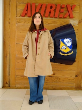 kinukaさん（レディース・157cm）の冬コーディネート