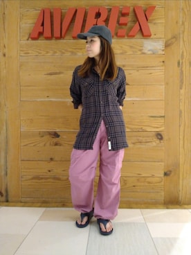 kinukaさん（レディース・157cm）の夏コーディネート