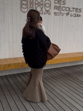 「Cla STEllaR（クラステラ）のアイテム」を使った、rinaさん（レディース・155cm）の冬コーディネート