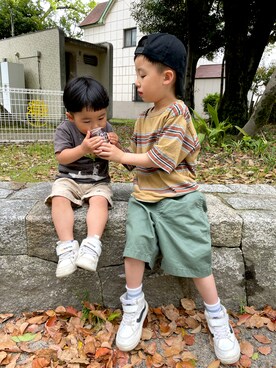 「きょうだい」｜G＆Tさん（キッズ・100cm）の春コーディネート