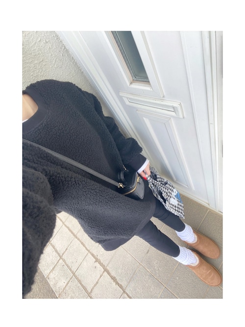 シープボアBIGプルオーバー/173164を使った人気ファッション