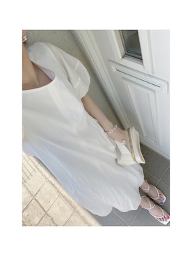 「アイテム（ワンピース/ドレス）」を使った、🅰🅺🅴🅼🅸さん（レディース・151cm・40代）の夏コーディネート