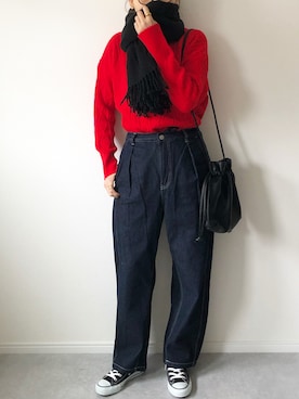 𝚔𝚘さん（レディース・160cm）の冬コーディネート