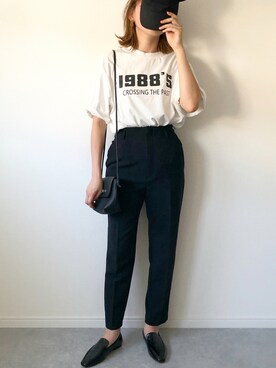 「キャップ女子」｜𝚔𝚘さん（レディース・160cm）の夏コーディネート