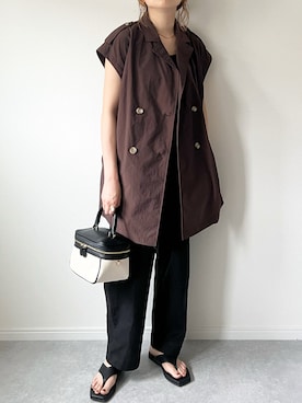 「COOMB（クーム）のアイテム」を使った、𝚔𝚘さん（レディース・160cm）の夏コーディネート