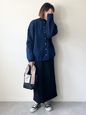 「Anss.me（アンスミー）のアイテム」を使った、𝚔𝚘さん（レディース・160cm）の秋コーディネート