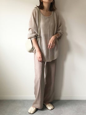 「上下GU」｜𝚔𝚘さん（レディース・160cm）の夏コーディネート