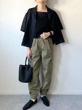 𝚔𝚘さんの（GU | ジーユー）を使ったコーディネート