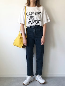 「上下GU」｜𝚔𝚘さん（レディース・160cm）の夏コーディネート