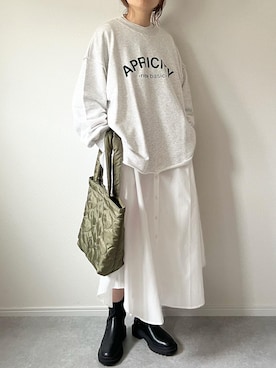 「feepur」｜「アイテム（ワンピース/ドレス）」を使った、𝚔𝚘さん（レディース・160cm）の冬コーディネート