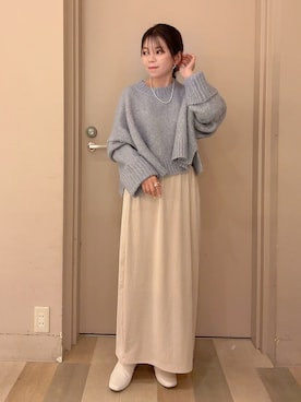 「アイテム（ブーツ）」を使った、yukariさん（レディース・151cm・30代）の秋コーディネート