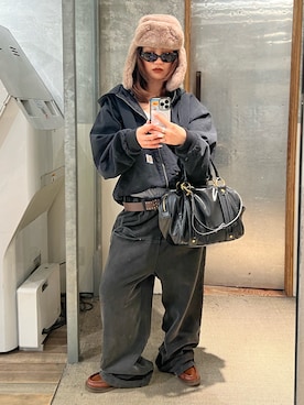 CHIHONさん（レディース・158cm）の冬コーディネート