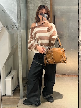 「アイテム（ローファー）」を使った、CHIHONさん（レディース・158cm）の秋コーディネート