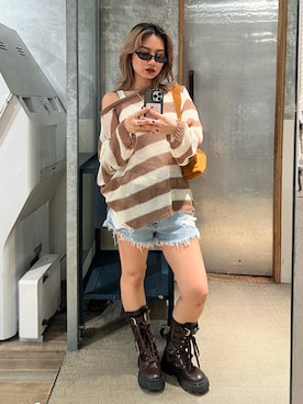 CHIHONさん（レディース・158cm）の秋コーディネート