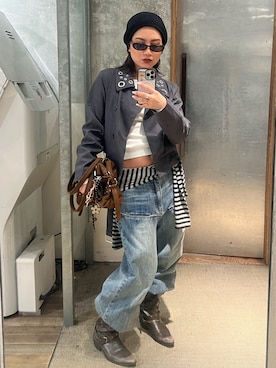 CHIHONさん（レディース・158cm）の冬コーディネート