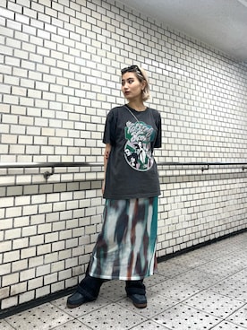 「バンT」｜「アイテム（ワンピース/ドレス）」を使った、CHIHONさん（レディース・158cm）の春コーディネート