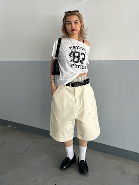 「海外ガール」｜CHIHONさん（レディース・158cm）の夏コーディネート