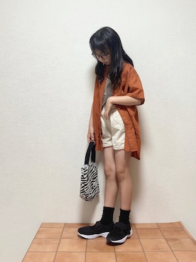 「devirock（デビロック）のアイテム（サンダル）」を使った、𝚏𝚞𝚞*さん（キッズ・120cm）の夏コーディネート