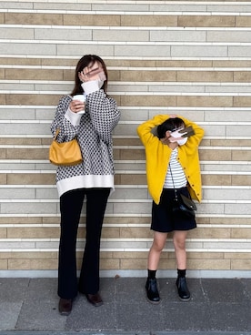 「tiptop（ティップトップ）のアイテム」を使った、𝚏𝚞𝚞*さん（キッズ・110cm）の秋コーディネート