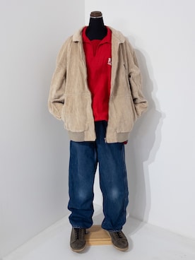 「VINTAGE（ヴィンテージ）のアイテム」を使った、シさん（メンズ・176cm）の夏コーディネート