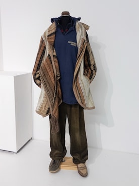 「アイテム（その他アウター）」を使った、シさん（メンズ・176cm）の秋コーディネート