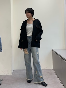 TSURUGASAKI_163cmさん（レディース・163cm）の冬コーディネート