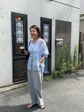 「スウェットコーデ」｜TSURUGASAKI_163cmさん（レディース・163cm）の夏コーディネート
