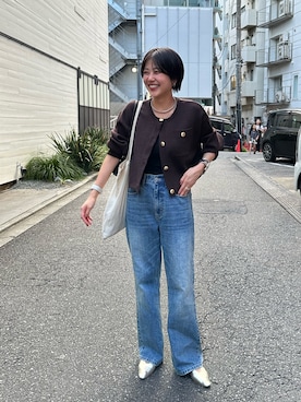 「アイテム（キャミソール）」を使った、TSURUGASAKI_163cmさん（レディース・163cm）の秋コーディネート