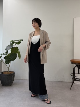 「SHENERY（シーナリー）のアイテム」を使った、TSURUGASAKI_163cmさん（レディース・163cm）の春コーディネート