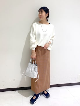 「SHENERY」｜TSURUGASAKI_163cmさん（レディース・163cm）の秋コーディネート