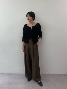 TSURUGASAKI_163cmさん（骨格ストレート・レディース・163cm）の秋コーディネート