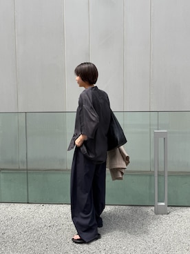 「アイテム（ジャケット/アウター）」を使った、TSURUGASAKI_163cmさん（レディース・163cm）の春コーディネート