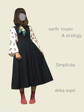 「ショッピング」｜「アイテム（ワンピース/ドレス）」を使った、sume 再投稿中さん（レディース・160cm）の夏コーディネート