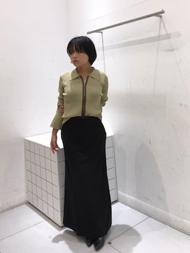杏莉さん（骨格ストレート・レディース・147cm）の秋コーディネート