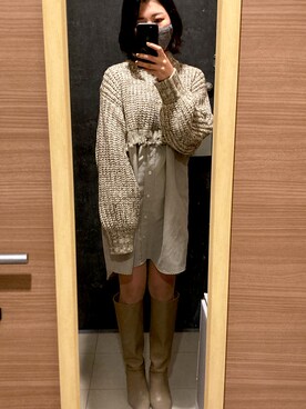 せりさん（レディース・155cm）の冬コーディネート