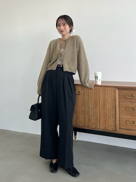 「アイテム（ハンドバッグ）」を使った、shioさん（レディース・156cm）の秋コーディネート