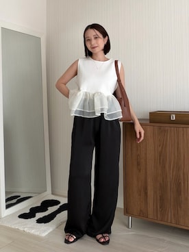 nanacoさん(レディース・156cm)の夏コーディネート