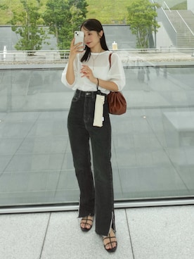 「アイテム（アクセサリー）」を使った、shioさん（レディース・156cm）の夏コーディネート