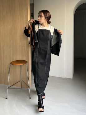 nanacoさん（レディース・156cm）の冬コーディネート