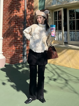 nanacoさん（レディース・156cm）の冬コーディネート