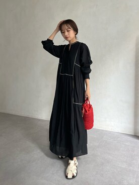 ブラックワンピース の人気ファッションコーディネート Wear