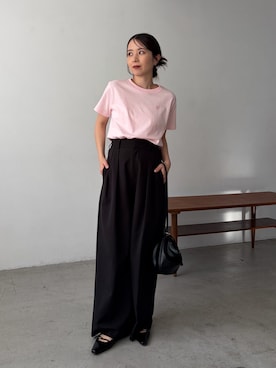 「アイテム（パンプス）」を使った、nanacoさん（レディース・156cm）の春コーディネート